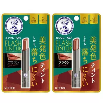 Mentholatum Lip Flash Tint Lip Brown x 2 Без запаха