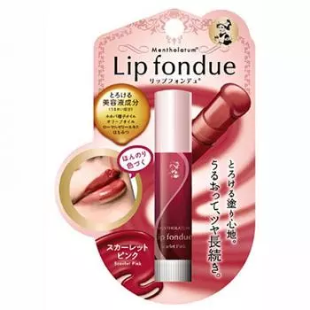 Mentholatum Lip Fondue Scarlet Pink бальзам для губ