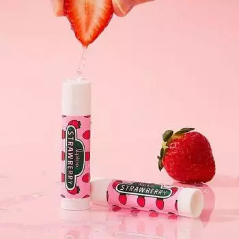 Mentholatum Lip Ice Бальзам для губ со вкусом клубники 3,5 г