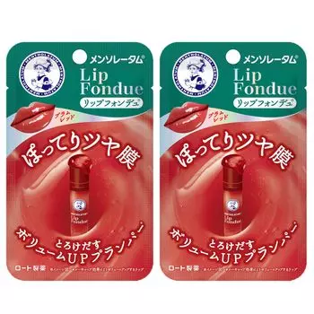 Mentholatum Lip Lip Fondue Plum Red x 2 Floral (Аромат Фуджон)
