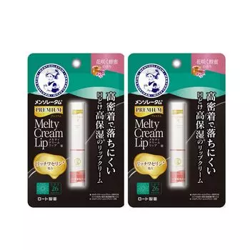 Mentholatum Lip Premium Melty Cream Lip Flower Blooming Honey Scent Набор из 2 шт.