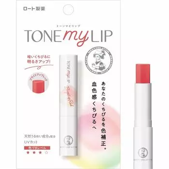 Mentholatum Lip Tone My Lip Бальзам для губ Bright Up Red 2.4g (х 1)