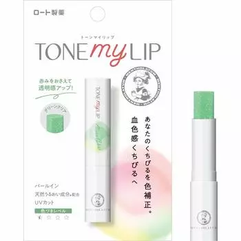 Mentholatum Lip Tone My Lip Lip Cream Green Clear 2.4g (х 1)