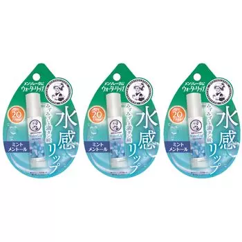 Mentholatum Lip Water Губная мята Ментол x 3