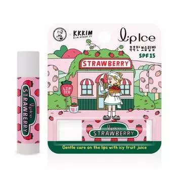 Mentholatum Mentholatum Lip Ice Бальзам для губ Клубника 3,5г