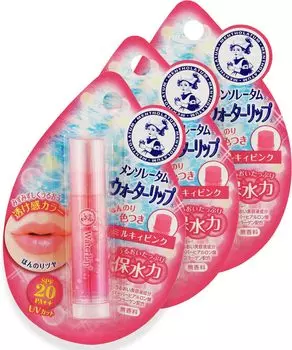 Mentholatum Water Lip Milky Pink x 3 шт. 4,5 г