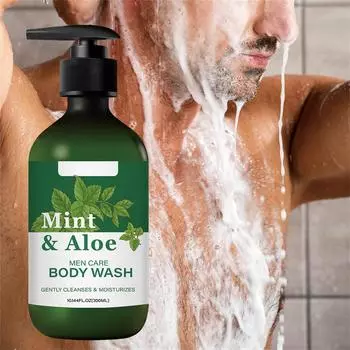 Ментол Алоэ Успокаивающий гель для душа с контролем жирности и увлажнением 300 мл One Size