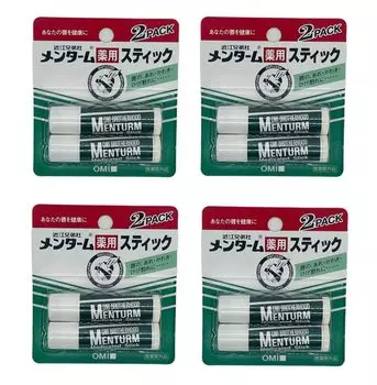 Mentum Medicated Stick Mentum Lip 8g Omi Brothers 4 набора