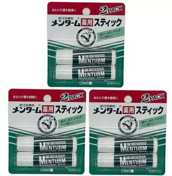Mentum Medicated Stick Mentum Lip 8g Omi Brothers 3 набора