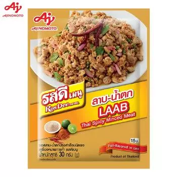 Меню Ajinomoto RosDee, Тайский острый фарш (Лааб), Насыщенный вкус в одном, 30 г 1 шт/3 шт/10 шт - Тайский