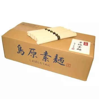 Menya Kakian Super Premium Shimabara Somen x 90 простых Отличное соотношение цены и качества Скрученные вручную (50г пачки, коробка) Сомен, Сомен, Коши, Горло, Подарок на конец года,