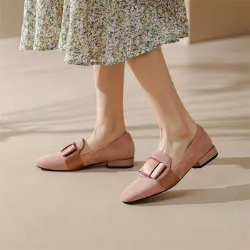 Meotina, лоферы на плоской подошве из натуральной кожи, женская детская замшевая повседневная обувь, женская обувь с квадратным носком и бантом, весна-осень, черный, серый цвет 34 чёрный