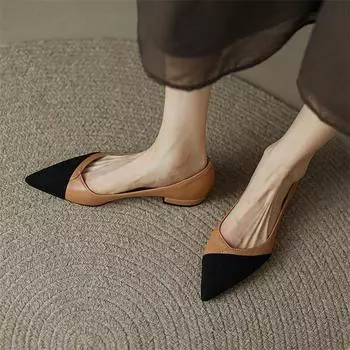 Meotina, женская модная обувь, туфли на плоской подошве из искусственной кожи, модная повседневная женская обувь с острым носком, весна 2022, желтый, большой размер 43