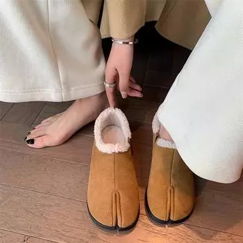 Meotina женская модная повседневная обувь из натуральной кожи на плоской подошве с круглым носком из коровьей замши в лаконичном дизайне, зимняя обувь черного, коричневого, бордового цвета 40