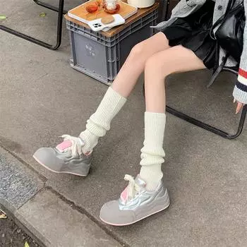 Meotina/женские кроссовки из натуральной кожи с круглым носком на плоской подошве и платформе, разноцветные женские модные туфли на шнуровке, весна-осень, черные 40 35 чёрный