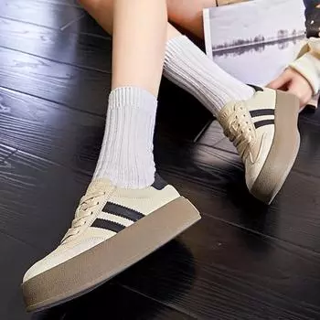 Meotina/женские кроссовки из натуральной кожи, с круглым носком, на платформе, на плоской подошве, на шнуровке, разноцветные, женская модная повседневная обувь, весна-осень 40 35 чёрный