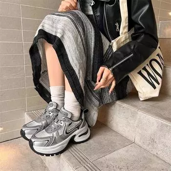 Meotina/женские кроссовки с круглым носком на плоской подошве, на шнуровке, разноцветная платформа, лаконичная женская модная повседневная обувь, весна-осень, черные 40