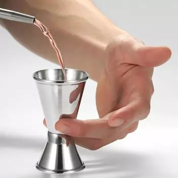 Мера для напитков из нержавеющей стали 30/15 мл Коктейль-бар Паб-клуб для измерения спиртных напитков и других спиртов Инструмент