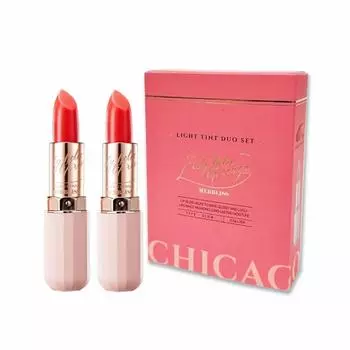 Merbliss Light Tint Duo Lip Glow 3.3 г x 2 шт., 03. Duo Chicago Berry, 3,3 г, 1 набор