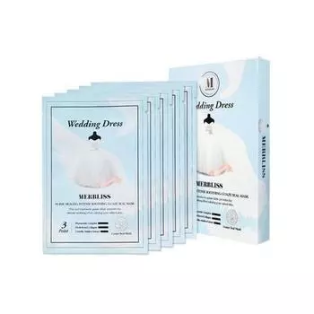 MERBLISS Nurse Healing Интенсивная успокаивающая маска с марлевой печатью 25 г * 5 шт.