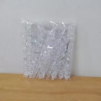 Мерцающие 12 шт. Прозрачные сосульки Украшения Праздничные акриловые украшения для елок Рождество