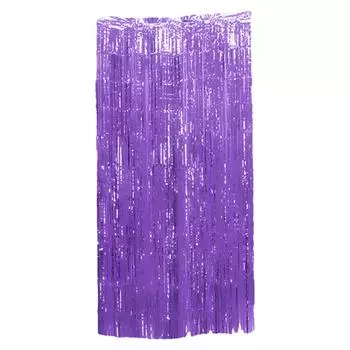 Мерцающие металлические ленты занавески для дня рождения или праздничного декора занавески с бахромой из фольги