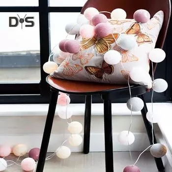 Мерцающие светодиодные гирлянды, лампы для дома, свадьбы, дня рождения, вечеринки, спальни, декор