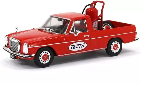Mercedes Benz Fire Engine Mini Car BENZ 220D 1972 Pickup Truck TECIN FIRE ENGINE 1/43 [Предмет] красный