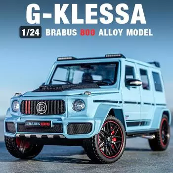Mercedes-Benz G-класса Brabus 1:24 Внедорожная игрушечная модель автомобиля из сплава