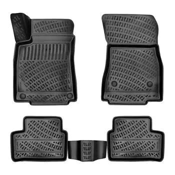 Mercedes Benz GLA H247 (After 2021) High-Quality and Durable Rubber Car Floor Mats - Odorless, Non-Slip, Long-Lasting