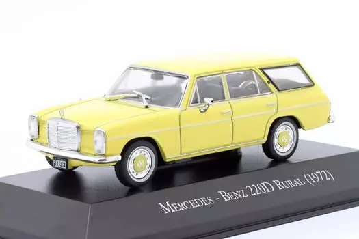 Mercedes Benz Mini Car BENZ 220D RURAL Station Wagon 1972 1/43 [Предмет] жёлтый