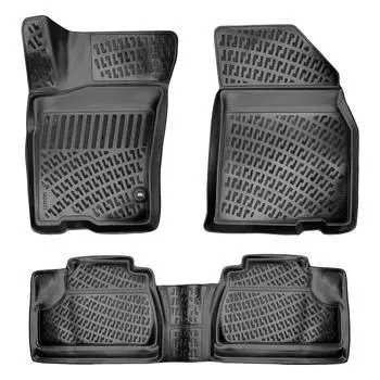 Mercedes Benz ML Series W163 (1998-2005) High-Quality and Durable Rubber Car Floor Mats - Odorless, Non-Slip, Long-Lasting