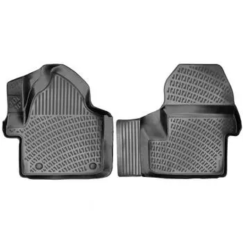 Mercedes Benz Sprinter - Закрыть корпус (После 2019 г.) Высококачественные и прочные резиновые автомобильные коврики — без запаха, нескользящие, долговечные.