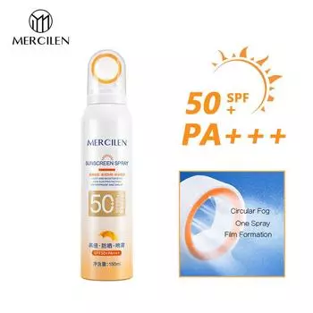 MERCILEN 150 мл солнцезащитный спрей SPF50+PA+++универсальная летняя изоляция и защита от УФ-излучения