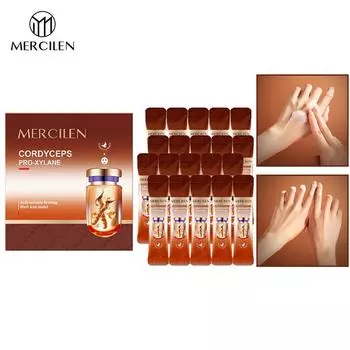 MERCILEN 20 шт., двойная антивозрастная ночная маска с кордицепсом Bose Yin, увлажняющая, укрепляющая, против морщин, замораживающая маска для второго броска