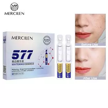 MERCILEN 577 Отбеливающая эссенция 2мл*10шт Осветляет пятна Увлажняет Осветляет тон кожи