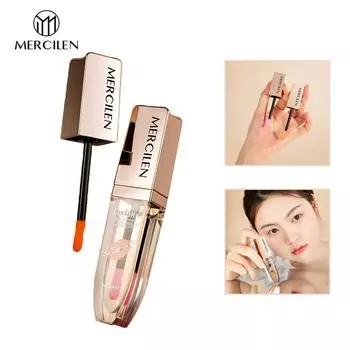 MERCILEN бальзам для губ с изменяющимся цветом, масло для женщин, увлажняющая помада против высыхания, блеск для губ, разглаживающая линии губ, антипригарная чашка