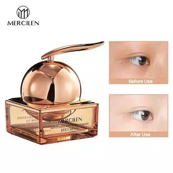 MERCILEN Muscle Bullet, отбеливающий плотный крем для глаз, 30 г, осветляющий тон кожи, увлажняющий и уменьшающий тонкие линии, массажный крем для глаз