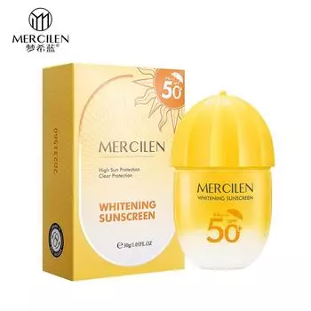 MERCILEN Отбеливающий солнцезащитный крем 30 г Увлажняющий изоляционный анти-УФ-летний солнцезащитный крем для улицы SPF50 + PA +++