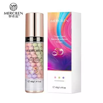 MERCILEN Rainbow Isolation Sunscreen Combo 40 г + 25 г Легкий консилер Праймер для макияжа с невидимыми порами, осветляющий и контурирующий