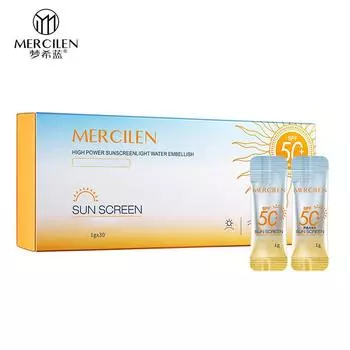Солнцезащитный крем MERCILEN, летний изоляционный солнцезащитный крем с защитой от ультрафиолета SPF50 +, мощный солнцезащитный крем для женщин и девочек