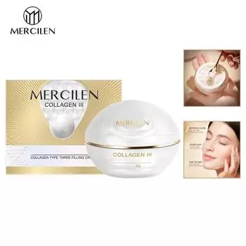 MERCILEN Тип III Коллагеновый наполняющий крем 30 г Укрепляющий эластичность Уменьшающий тонкие линии Увлажняющий увлажняющий крем против морщин