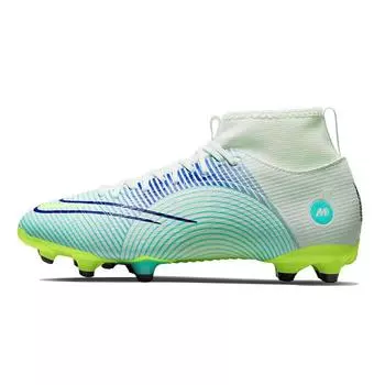 Кроссовки Nike Mercurial Superfly 8 Academy MG GS Dream Speed - едва зеленые, электро-фиолетовые, детские, Aurora-Green Volt DN3771-375 35