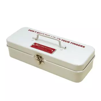 Ящик для инструментов Mercury Tin Mini, белый, дистрибьютор MEBUMTBW [Авторизованный продукт] белый
