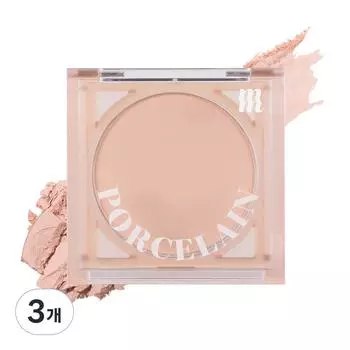 Merge Porcelain Cheek Blusher 4.2g, mono beige, 3 pieces
