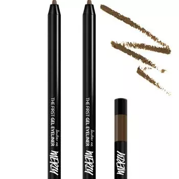 Merge the First Gel Eyeliner 0.5g, G13 Amber Brown, 2 pcs.