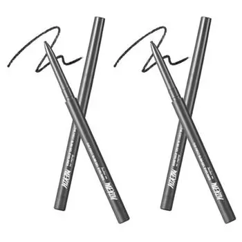 Подводка для глаз Merge the First Slim Gel Eyeliner 0,05 г, GS2 BLACK SPINEL черная шпинель, 2 шт.