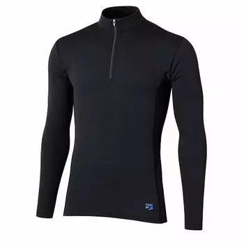 Merino Spin Thermo Zip Neck BK L M s чёрный