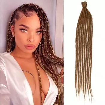 MERISIHAIR синтетические длинные мягкие крючком дреды для наращивания волос в стиле панк хип-хоп регги плетение волос парик для женщин 45cm