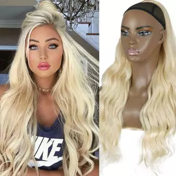 MERISIHAIR волнистые длинные волосы для наращивания хвоста синтетические хвостики на шнурке на клипсе для наращивания волос для женщин черный блондин конский хвост 26INCH&China